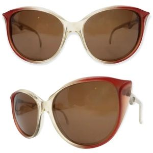 1970s Pierre Cardin Winged Sunglasses, Mod 60810 21007, Made in France
